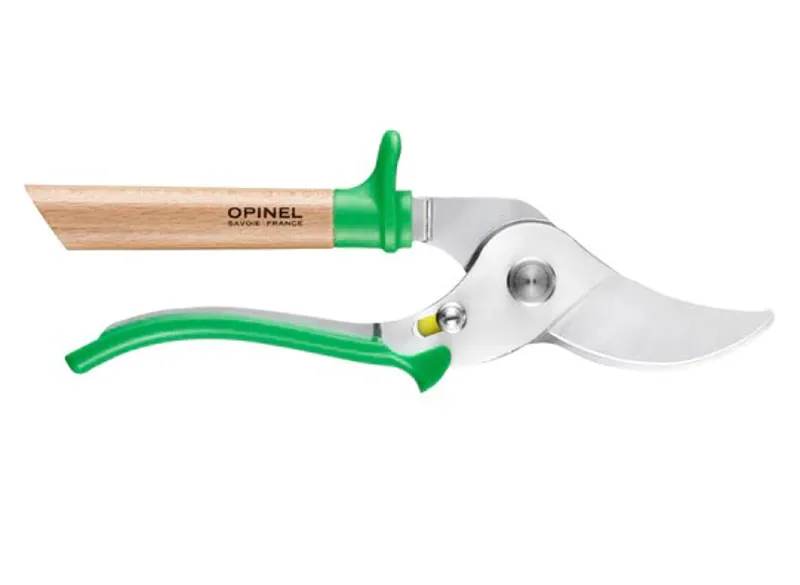 Opinel 3 Position Secateurs in Green-1
